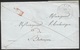 1837 - LSC - GRAY Fleurons Type 11 A Monseigneur Archeveque BESANÇON - P.P En Rouge - 1801-1848: Précurseurs XIX