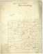 LAS MILLET Angers 1822 Contades Rabouin Dupuy Anjou - Manuscrits