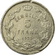 Monnaie, Belgique, 5 Francs, 5 Frank, 1933, TB, Nickel, KM:98 - 5 Francs & 1 Belga