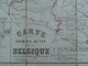 Dubbel Carte Des Chemins De Fer De  Belgique 1902 Et   L' EUROPE - Autres & Non Classés
