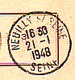 200F  CHAR SOLEIL PA 19 SUR CARTE ABONNEMENT AUX TIMBRES OBLI PARIS AFFRANCHISSEMENT 1947 A SERVIR A NEUILLY - 1921-1960: Modern Period