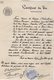 VP14.569 - Mairie De SAIGON 1913 - Certificat De Vie - Mr COSTEL Inspecteur Général Aux Chemins De Fer D'Indochine - Collections