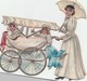 Diecut Card Nanny Pushing Pram  Egc239 - Other & Unclassified