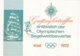 Germany Postcard Grossseglertreffen 1972 Kiel Olympic Games P/m Kiel 1972 Grossseglertreffen (DD23-33) - Voile