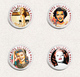 Rita Hayworth Movie Film Fan ART BADGE BUTTON PIN SET 1 (1inch/25mm Diameter) 35 X - Films