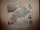 1880:HAUTES-ALPES (Gap,Aiguille,Savine,Embrun,Briançon,etc) Carte Géographique-Descriptive:grav.taille Douce Par Migeon. - Cartes Géographiques