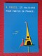 TARJETA TIPO POSTAL POST CARD CARTE POSTALE PUBLICITARIA PUBLICIDAD ADVERTISING PARIS FRANCE TORRE EIFFEL TOUR TOWER VER - Publicidad