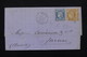 FRANCE - Lettre De Paris Pour Jarnac En 1872, Affranchissement Cérès Bicolore , Oblitération étoile - L 22972 - 1849-1876: Période Classique