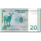 Billet, Congo Democratic Republic, 20 Centimes, 1997-11-01, KM:83a, NEUF - Republik Kongo (Kongo-Brazzaville)