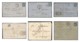 Histoire Postale Département 39 LANDES : Lot De 6 Lettres Avant 1900 - 1849-1876: Période Classique