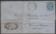 Delcampe - Histoire Postale Département 39 LANDES : Lot De 6 Lettres Avant 1900 - 1849-1876: Période Classique