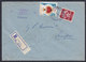 Yugoslavia 1965 R-letter Franked With Porto And Fight Against Tuberculosis Surcharge Stamp - Briefe U. Dokumente