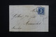 FRANCE - Lettre De Paris Pour Avranches En 1862, Oblitération Cercle De Points Sur Napoléon - L 23077 - 1849-1876: Période Classique