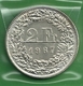 SVIZZERA 1967 - Helvetia - 2 Fr / CHF - SPL / FDC  - Argento / Argent / Silver - Confezione In Bustina - Altri & Non Classificati