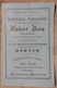 Rare Document Commercial Début 20 Eme Boucherie Parisienne Hubert Beau Menton Tarif - 1900 – 1949