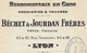 Delcampe - Facture HERBORISTERIE En Gros BECHET & JOURDAN Frères Rue Tronchet 69 LYON (voir Liste Des Produits) + Traite - 1900 – 1949