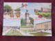 Serbia Unused Postcard Negotin Multiview Monument Hotel Street Views - Serbie