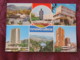 Serbia Unused Postcard Uzice Titovo Multiview Statue Buildings River Bridge - Serbie