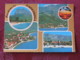 Croacia Unused Postcard Zaostrog Multiview Coast Mountain Boats - Croatia