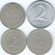 Hungary - 2 Forint - 1946 (KM533) 1952 (KM548) 1957 (KM556) & 1966 (KM556a) - Hongrie