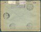 1915 Russia Petrograd Banque Censor Bank Cover - Stockholm Sweden - Covers & Documents