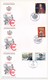 MONACO => 12 Enveloppes FDC - Emissions Diverses Année 2002 - TTB / SUP - FDC