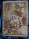 Photo Format Cabinet Cliché Max Chenot  Fillette Grande Poupée, Rouet, Peau Léopard (Gilberte à Tours 1908CA 1900 - L427 - Personnes Identifiées