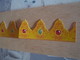 LYS PIERRES PRÉCIEUSES COURONNE DE GALETTE DES ROIS Vintage Carton - Autres & Non Classés