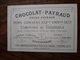 Chromo Chocolat Payraud. Lith. Baster Et Vieillemard . Paris - Other & Unclassified