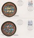 Switzerland 1982 Definitives Set 5 FDCs - FDC