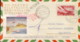 1955- VIII Raduno Filatelico Senigallia Con Erinnofilo Volo Postale Senigallia San Marino Viaggiato E Firma Del Pilota - 1946-60: Storia Postale