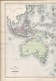 Delcampe - 1878 Atlas Géographie Générale Par F. OGER Contenant 33 Cartes Coloriées. Atlas :30/43cm, Chaque Carte Dépliée: 51/43 Cm - 1801-1900