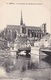 80.  AMIENS. CPA. LA CATHEDRALE VUE DES BORDS DE LA SOMME - Amiens