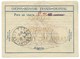 COUPON REPONSE FRANCO COLONIAL / ALGERIE 75 SUR 60 CENTIMES BARRE DE 2 TRAITS SURCHARGE 1F TOLGA CONSTANTINE - Buoni Risposte