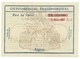 COUPON REPONSE FRANCO COLONIAL / ALGERIE 1f60 SUR 75c BARRE DE 2 TRAITS ROUGES /POINT CARRE APRES Fr SURCHARGE 2,10 - Cupón-respuesta