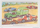 HUMOUR ILLUSTRATEUR BOZZ - HÉ C'EST BIEN LA NATIONALE 7 - VOITURE DE COURSE CARAVANE - M.D. SÉRIE 1973 - NON CIRCULÉE - - Humour