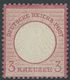 Dt. Reich 9 *, 1872, 3 Kr. Karmin, Falzreste, Farbfrisches, Sehr Gut Gezähntes Prachtstück, Fotoattest Sommer, Mi. (2400 - Usati