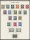 SAMMLUNGEN **, 1933-45, Bis Auf Mi.Nr. 491,496-507 Und Block 2 Und 3 Komplette Postfrische Sammlung Im Borek Album, Fast - Usati