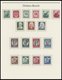 SAMMLUNGEN **, 1933-45, Bis Auf Mi.Nr. 491,496-507 Und Block 2 Und 3 Komplette Postfrische Sammlung Im Borek Album, Fast - Oblitérés