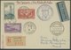 Andorra Französisches Postamt: 1933, 1. Südamerikafahrt, Einschreibkarte, Pracht, Fotoattest Sieger -> Automatically Gen - Luft- Und Zeppelinpost