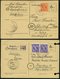 AMERIK. U. BRITISCHE ZONE SLG. 1945/6, 9 Behelfspostkarten Mit AM-Post Frankatur, Etwas Unterschiedlich, Besichtigen! - Sonstige & Ohne Zuordnung