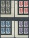 BELGIEN 407-14 VB **, 1935, Tuberkulose In Unteren Eckrandviererblocks, Postfrisch, Pracht, Mi. 88.- - Sonstige & Ohne Zuordnung