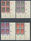 LUXEMBURG 303-08 VB **, 1937, Kinderhilfe In Unteren Rechten Eckrandviererblocks, Postfrischer Prachtsatz, Mi. (88.-) - Sonstige & Ohne Zuordnung