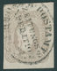 ÖSTERREICH BIS 1867 23e O, 1861, 1.05 Kr. Lila, Ovalstempel, Voll-breitrandig, Pracht, Fotobefund Dr. Ferchenbauer, Mi.  - Gebraucht