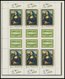 1953-75, Sammlung Von 70 Verschiedenen Postfrischen Blocks, Kleinbogen Und Schwarzdrucken Europa Im Lindner Falzlosalbum - Autres - Europe