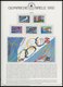 Delcampe - SPORT **,Brief , Olympische Spiele 1992 Auf Spezial Falzlosseiten Der Deutschen Sporthilfe Mit Blocks, Streifen, Markenh - Sonstige & Ohne Zuordnung