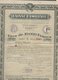 Action : Société  De Capitalisation " Caisse Familiale" Siège Social à Paris  Titre De 10.000 Francs 1938 + Courrier - Bank & Insurance