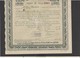 Action : Société  De Capitalisation " Caisse Familiale" Siège Social à Paris  Titre De 10.000 Francs 1938 + Courrier - Bank & Insurance