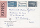 France EXPRÉS Label AMBASSADE DE SUISSE, PARIS 1969 Cover Lette FRIBOURG Switzerland (Arr. Cds.) Europa CEPT (2 Scans) - Covers & Documents