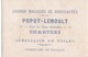 Vers 1895 PARTIE DE BADMINGTON (volant ,raquettes) (publicité Popot-Lemoult à Chartres) - Autres & Non Classés